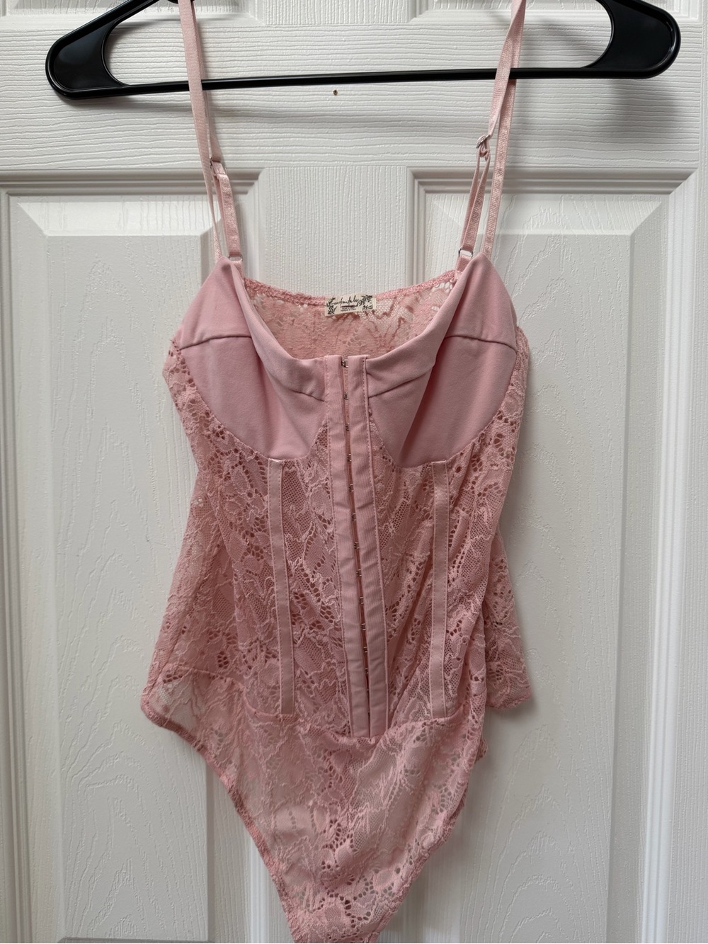 Intimately Free People Light Pink Bodysuit Size Small